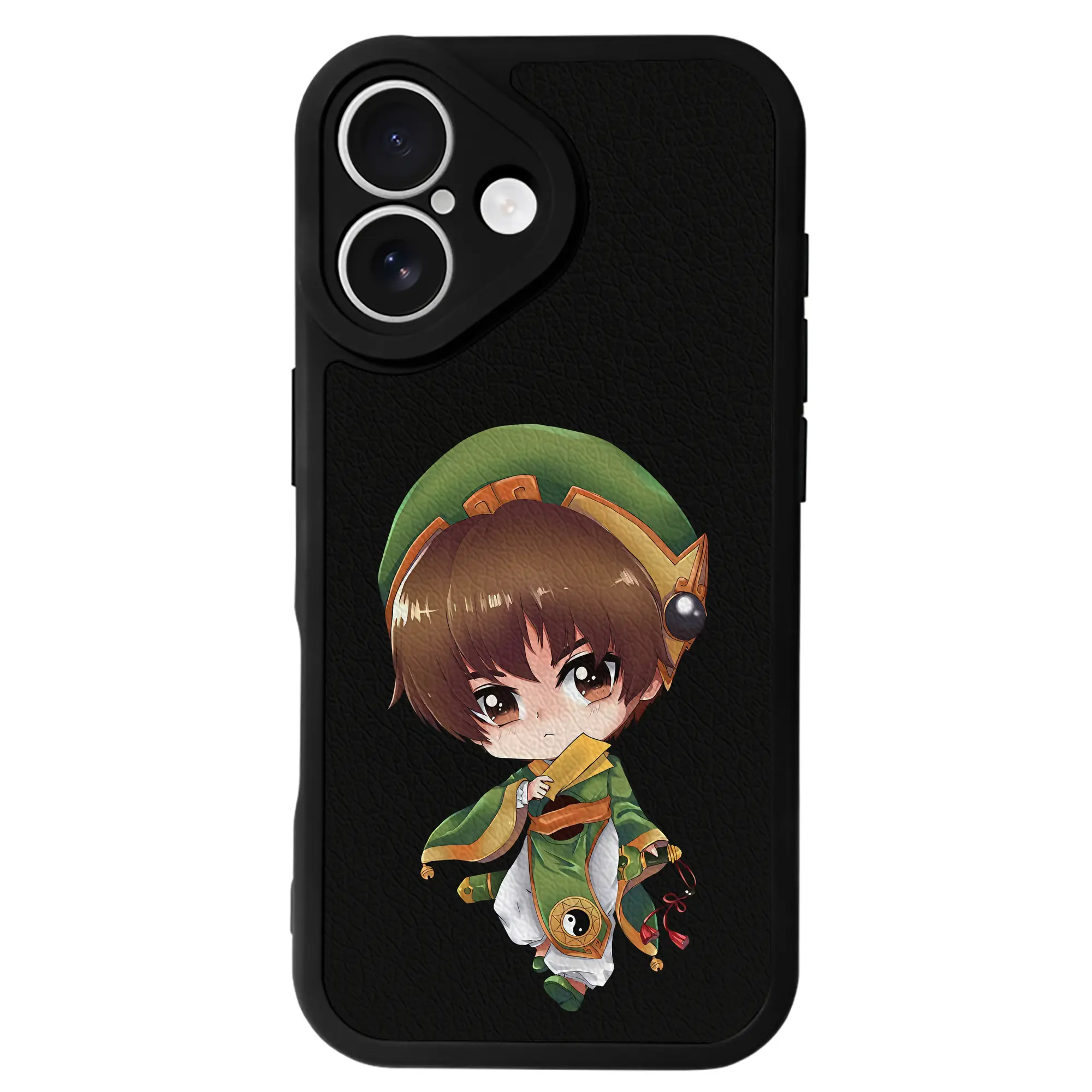 カードキャプターさくら グッズ,李小狼 - IPhone 16シリーズ対応 ・ シリコンスマホケース ・ レザー調 ・ 高精度フィット ・ 耐衝撃 ・ ワイヤレス充電対応 ・ 精密カット